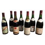 SEVEN BOTTLES OF VINTAGE FRENCH CÔTES DU RHONE Including E. Guigal 1981, Château de Beaucastel,