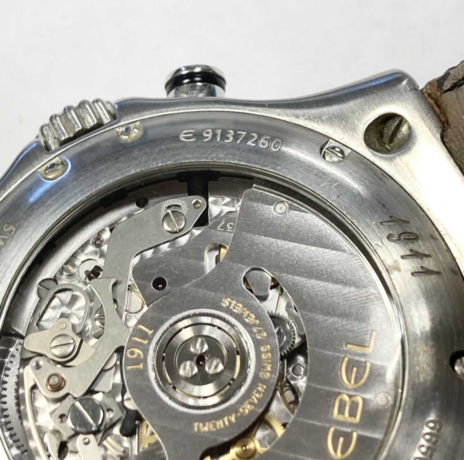 A gentlemen's stainless steel Ebel 1911 automatic chronograph E9137260 - Image 3 of 14