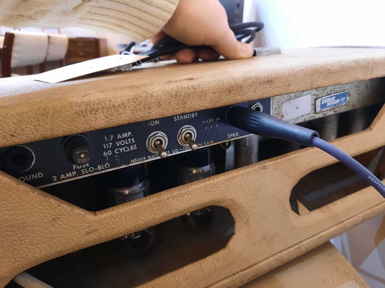 A 1964 Fender Bassman guitar amplifier, - Image 7 of 12