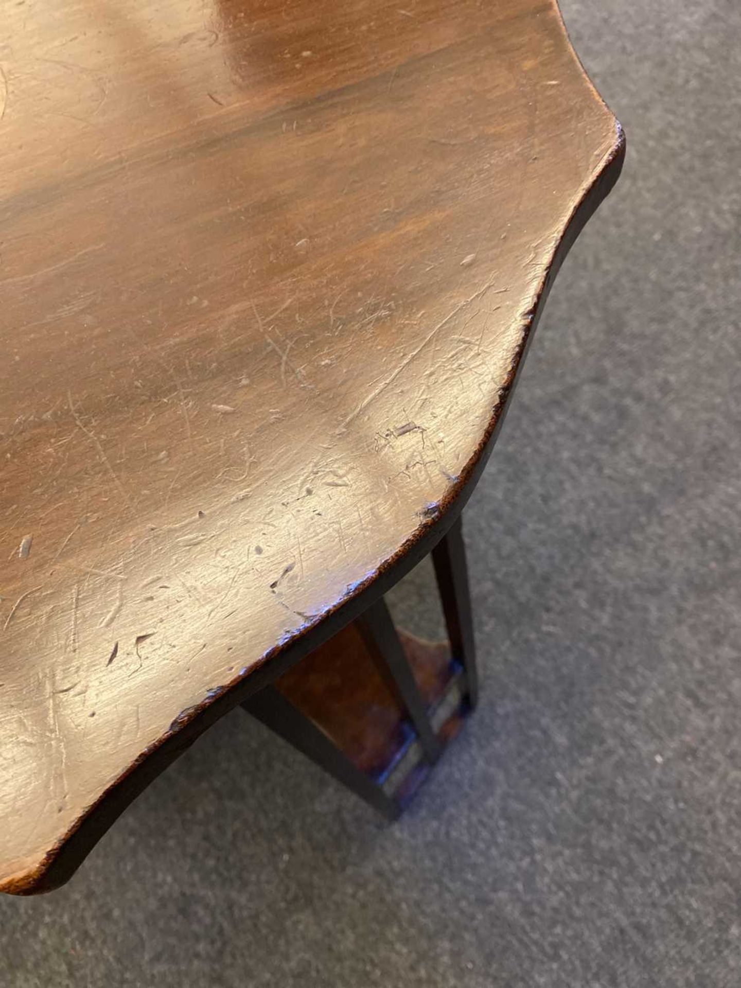 An Art Nouveau mahogany inlaid occasional table, - Image 8 of 10