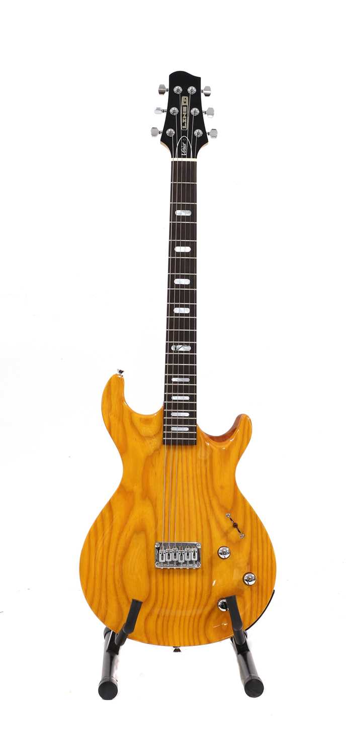 A Line 6 Variax 700 electric guitar,