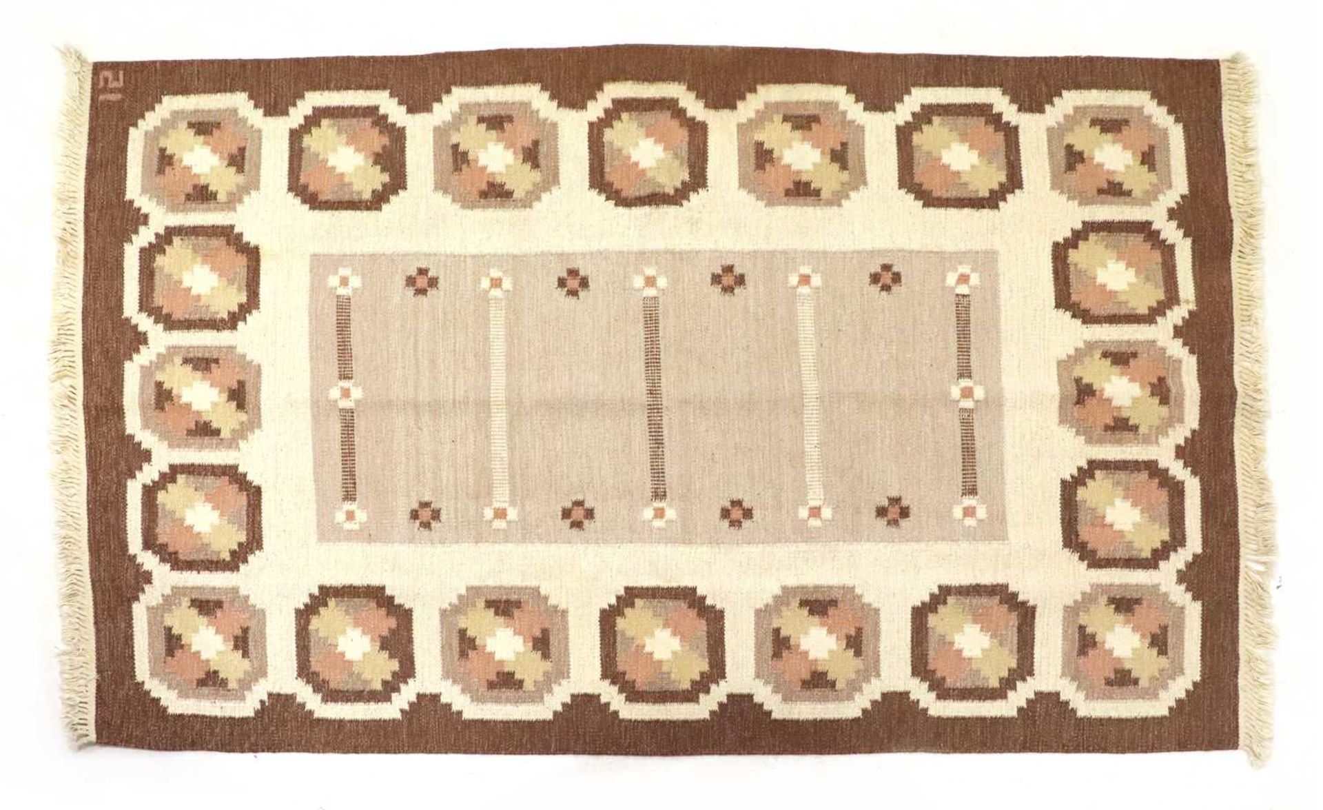 A Swedish röllakan kilim rug,