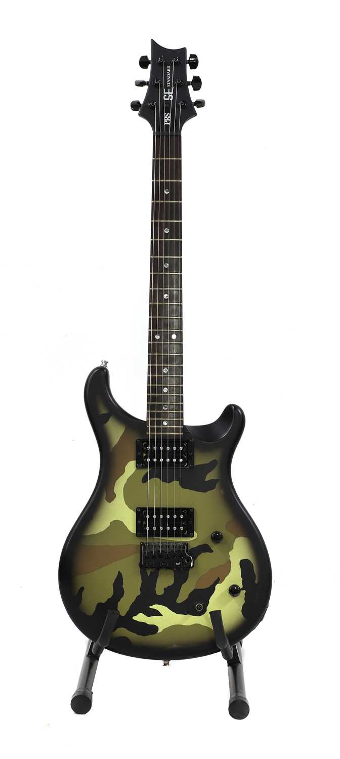 A 2005 PRS SE Standard 'camo' electric guitar,