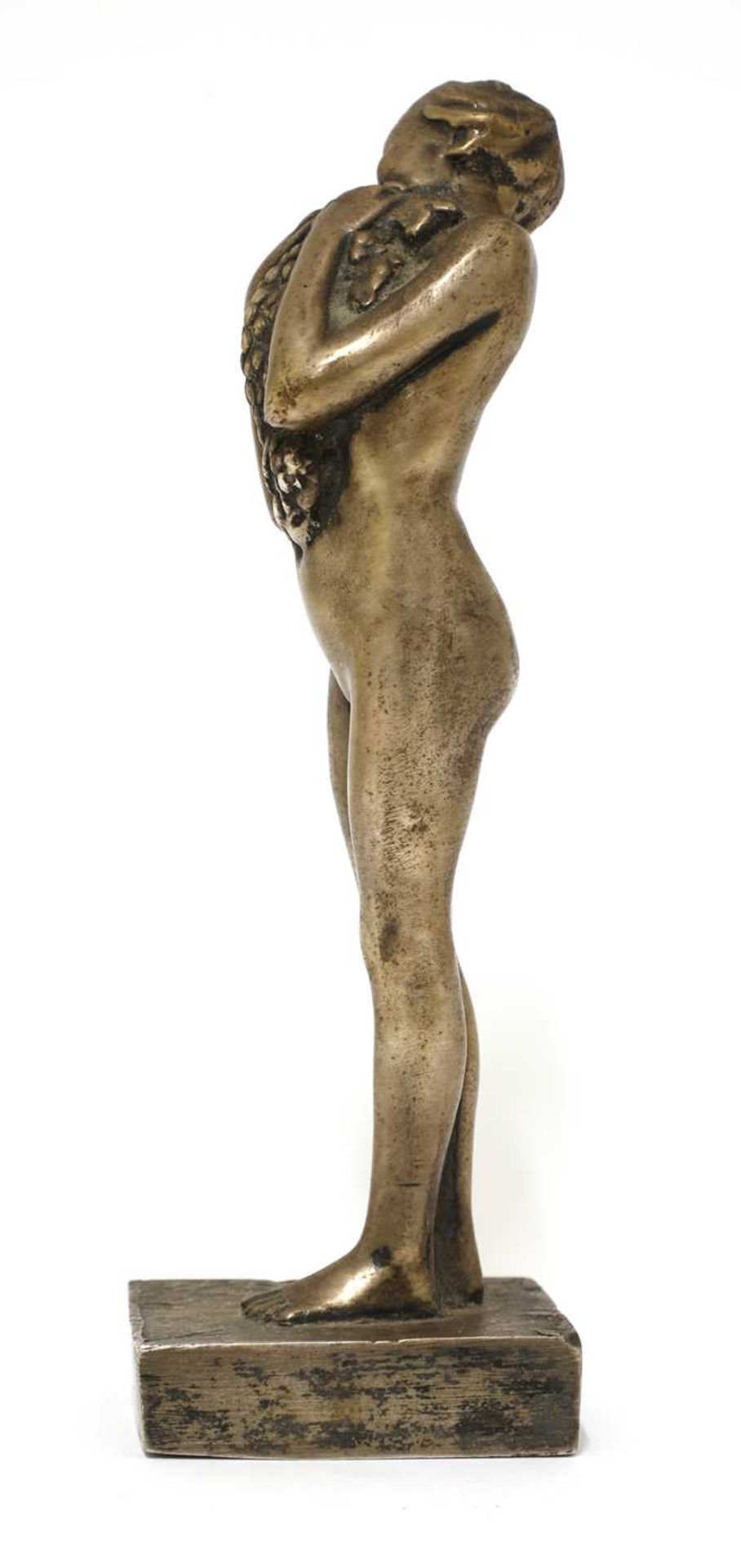 A silvered bronze figure, - Bild 3 aus 4