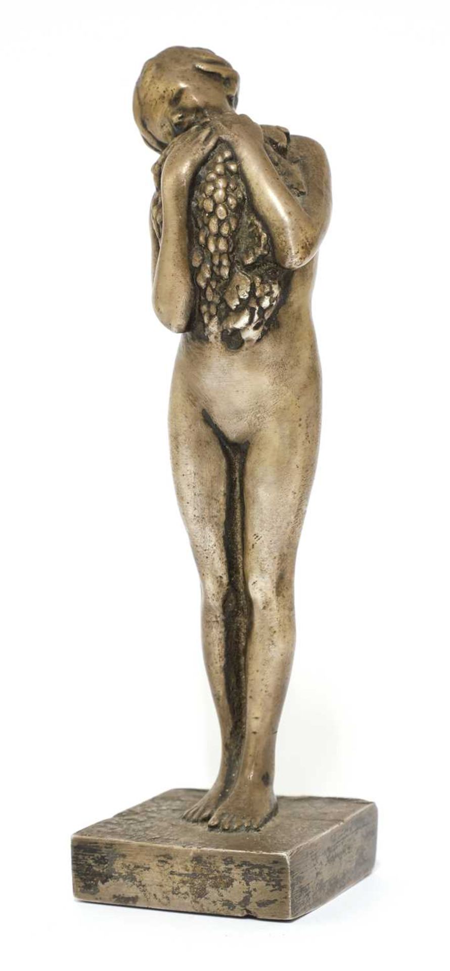 A silvered bronze figure,