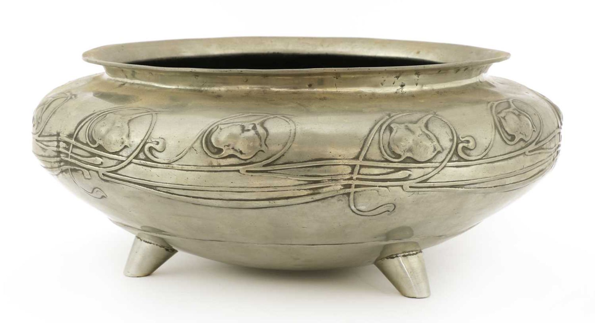 A Tudric pewter bowl,