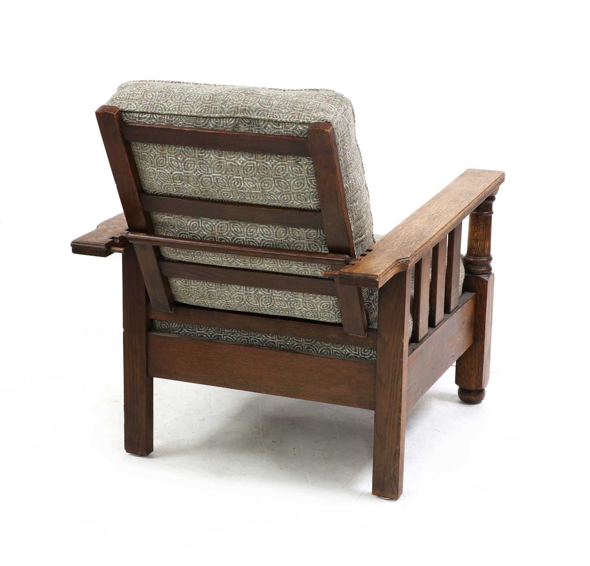 A Parker Knoll Morris-style oak recliner, - Bild 3 aus 5