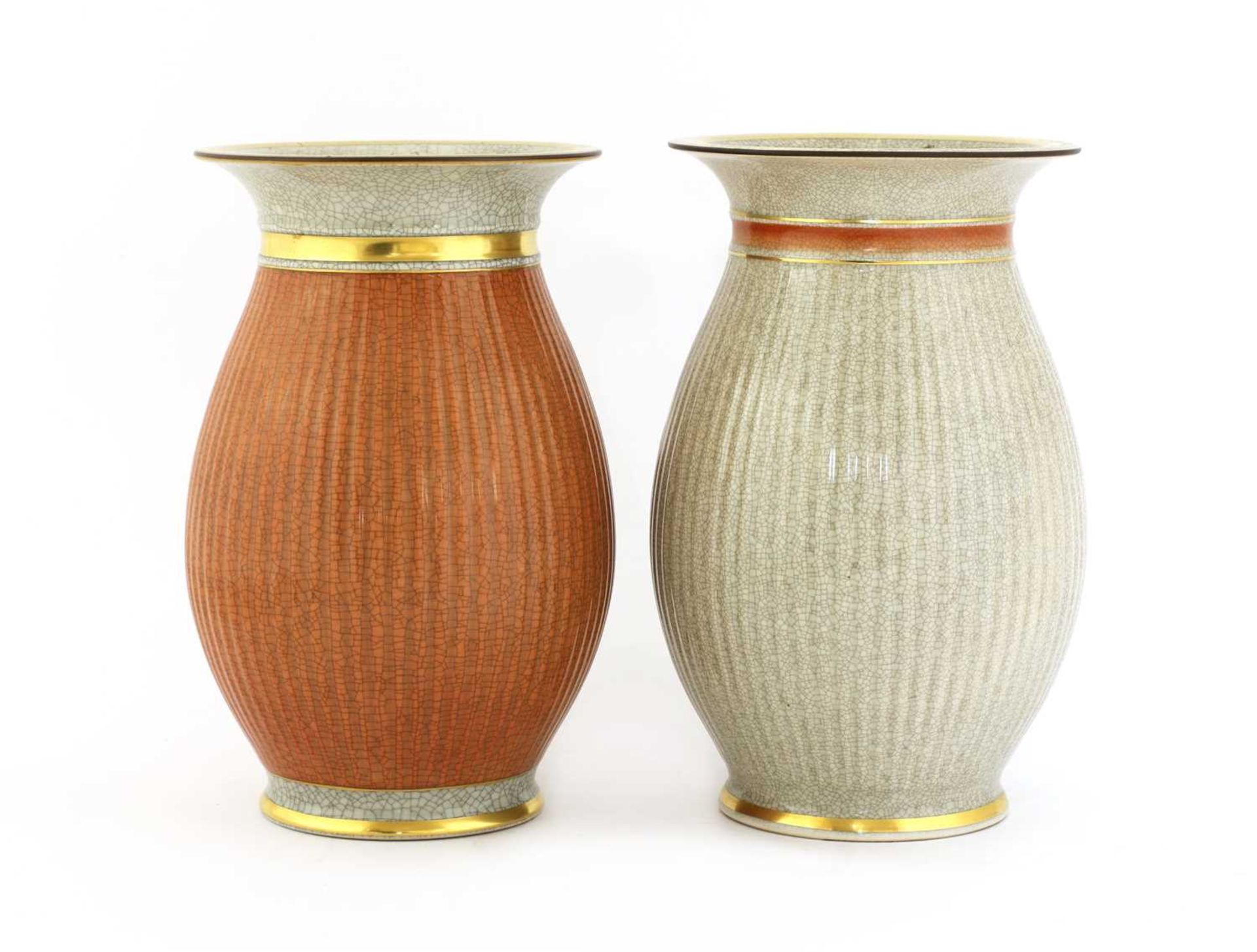 A pair of Royal Copenhagen vases,