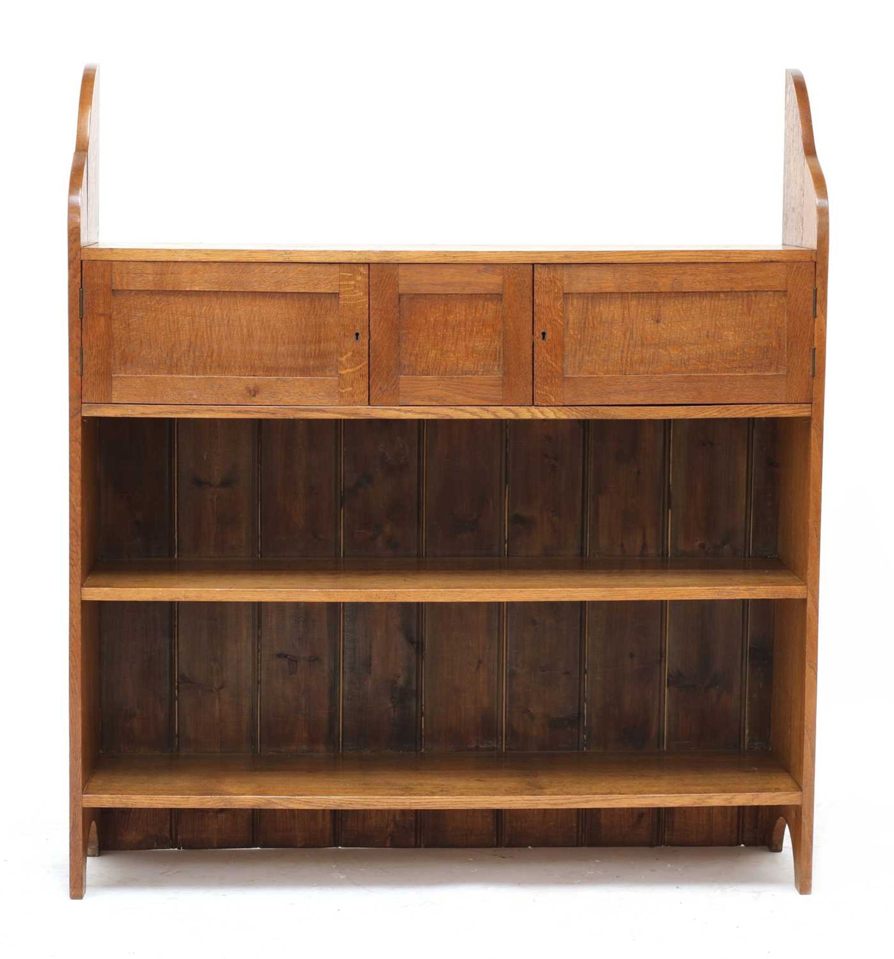 An Heal's-style oak open bookcase, - Bild 2 aus 9