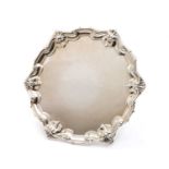 A silver salver,