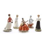 A group of Royal Worcester limited edition figures