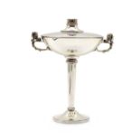An Art Deco Charles Boyton silver cup and cover,