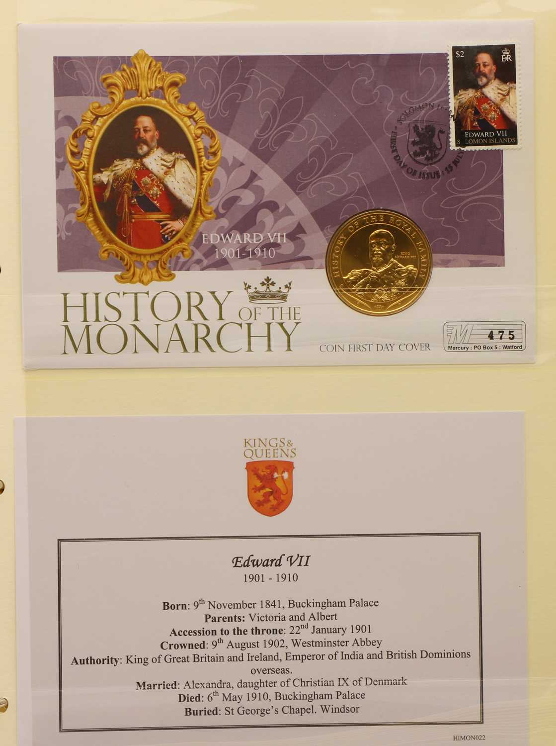 Ten albums of QEII Commemorative coin covers GB and Commonwealth, - Image 5 of 9