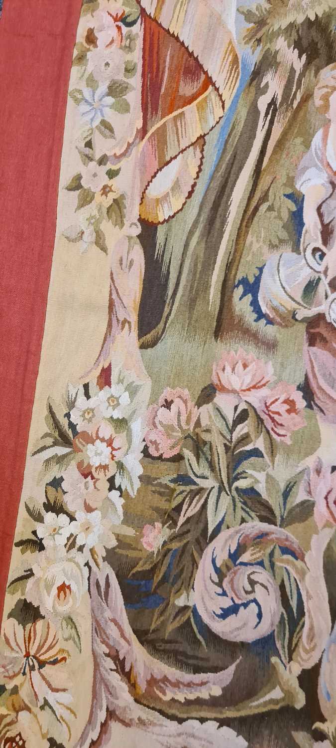 A large Aubusson needlework tapestry, - Image 10 of 29