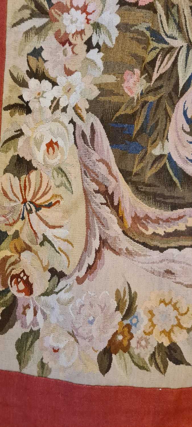 A large Aubusson needlework tapestry, - Image 9 of 29