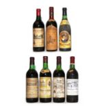 A collection of red wines,