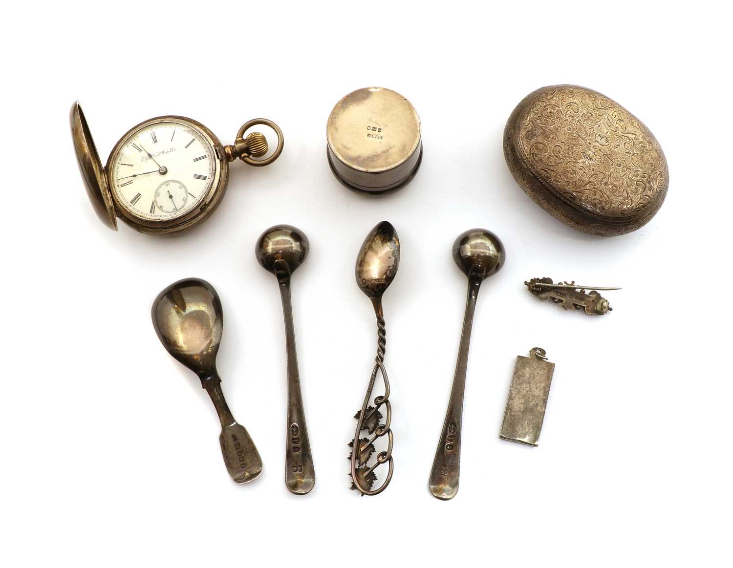 A collection of small silver items, - Image 2 of 3