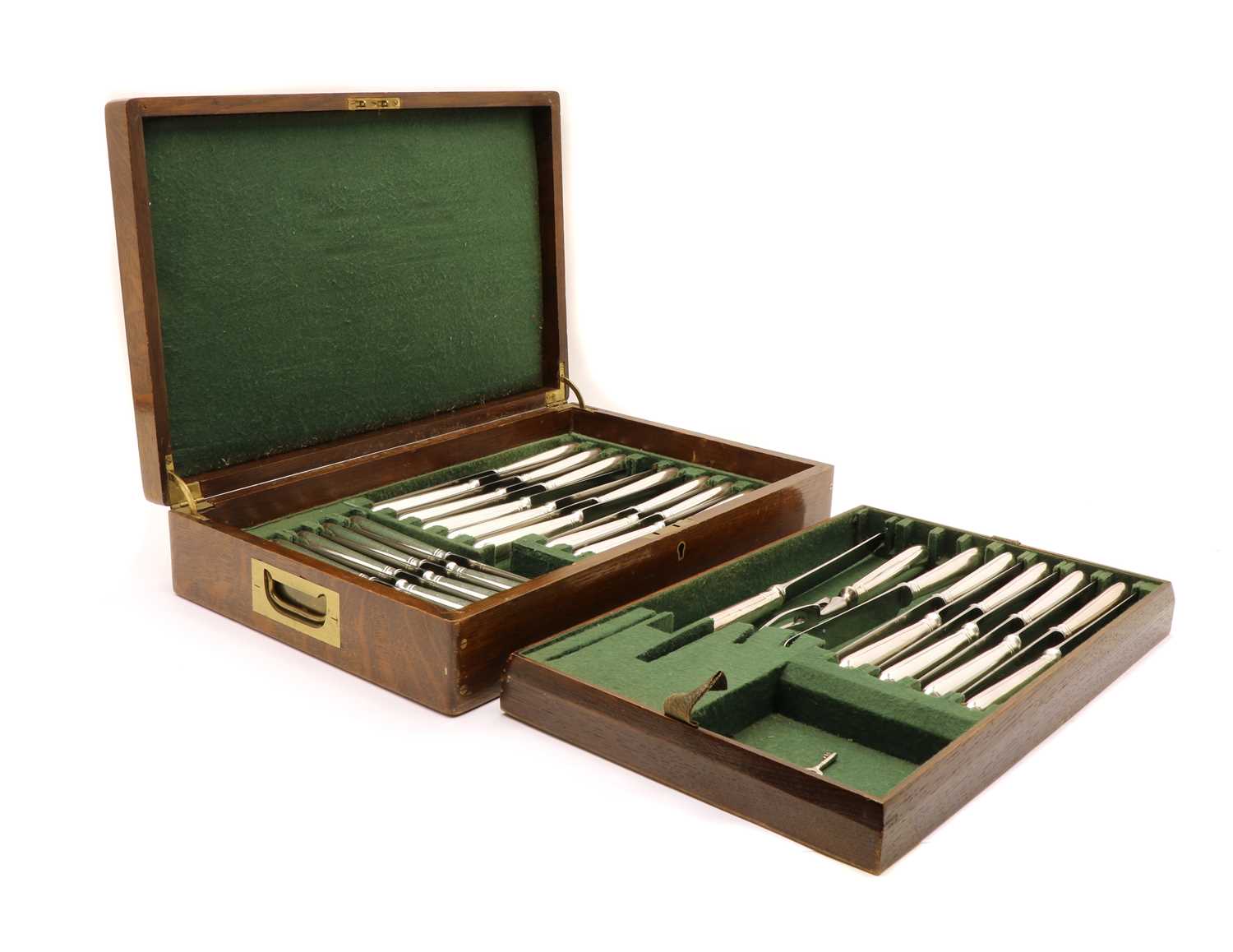 A cased set of stainless steel knives by Mackay & Chisholm, - Image 2 of 5