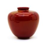 A Howson Pottery flambe vase,