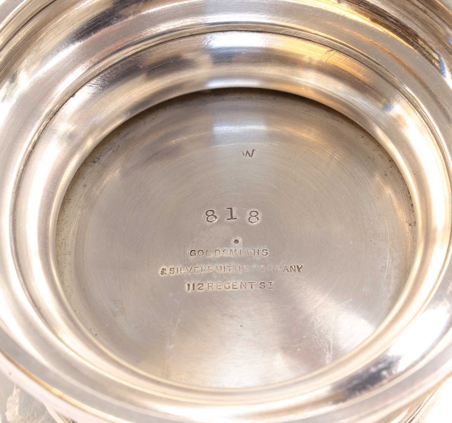 A late Victorian silver pedestal bowl, - Image 3 of 3