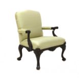 A George III style Gainsborough armchair,