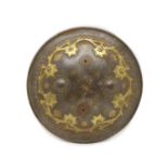 An Indian steel Dhal shield,