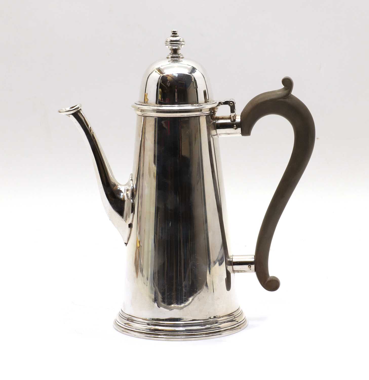 A silver coffee pot, - Image 2 of 2