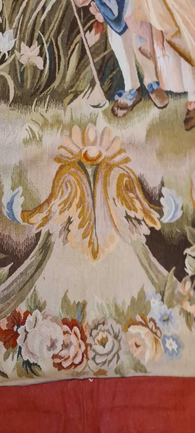 A large Aubusson needlework tapestry, - Image 4 of 29