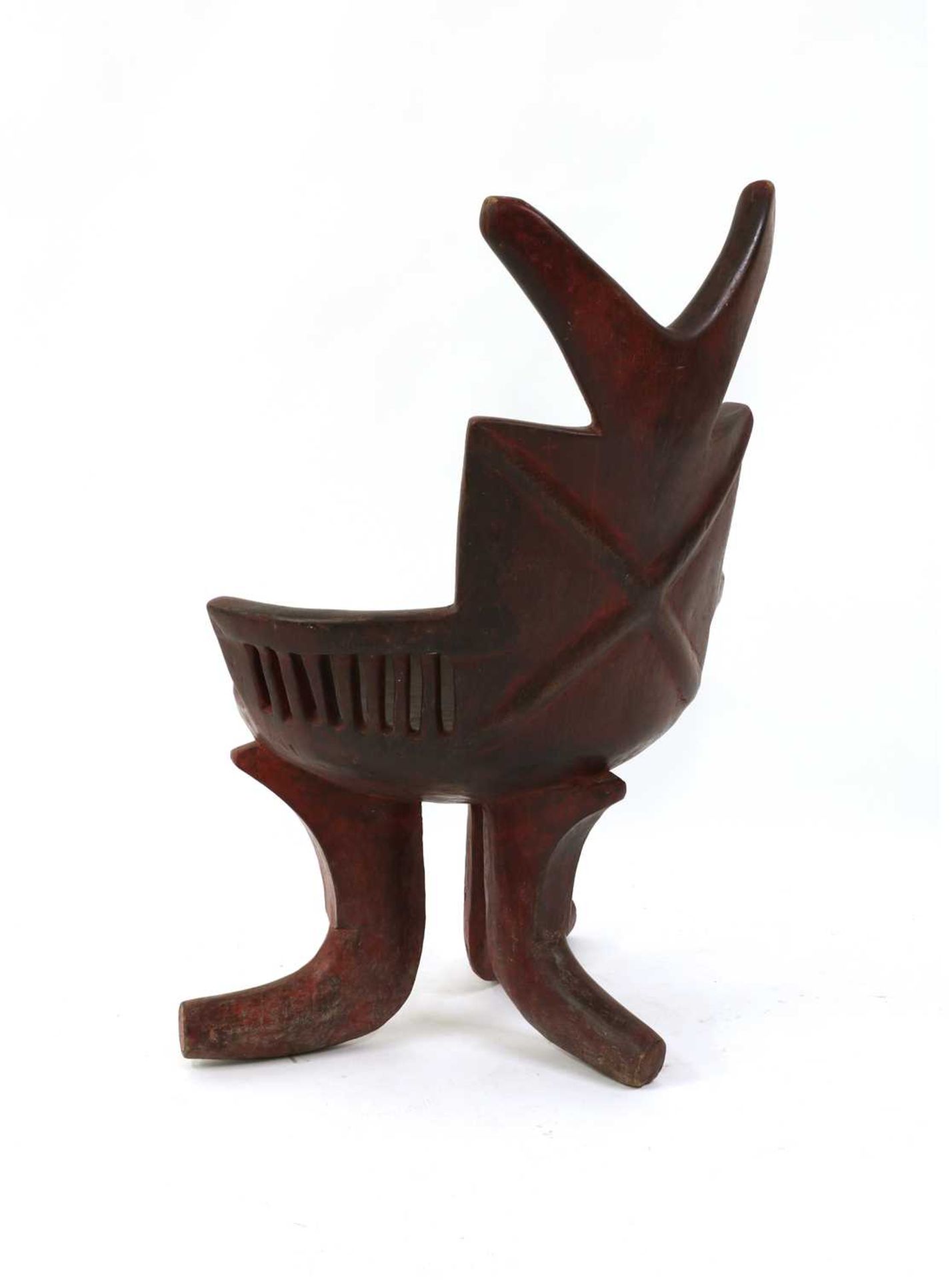 ETHIOPIAN CHAIR, - Image 2 of 2