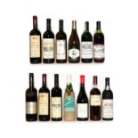 Assorted wines (13 bottles)