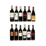 A collection of Spanish red wines (12 bottles)