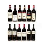 A collection of Italian red wines (12 bottles)