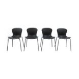 A set of four Fritz Hansen 'NAP' chairs,