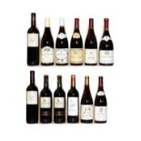 A collection of French red wines (12 bottles)