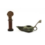 A collection of two Roman items,