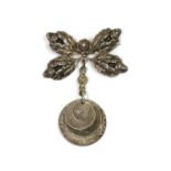 A Continental silver brooch,