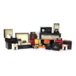 A collection of cased watches,