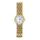 A ladies' gold-plated Raymond Weil 'Fidelio' quartz bracelet watch,
