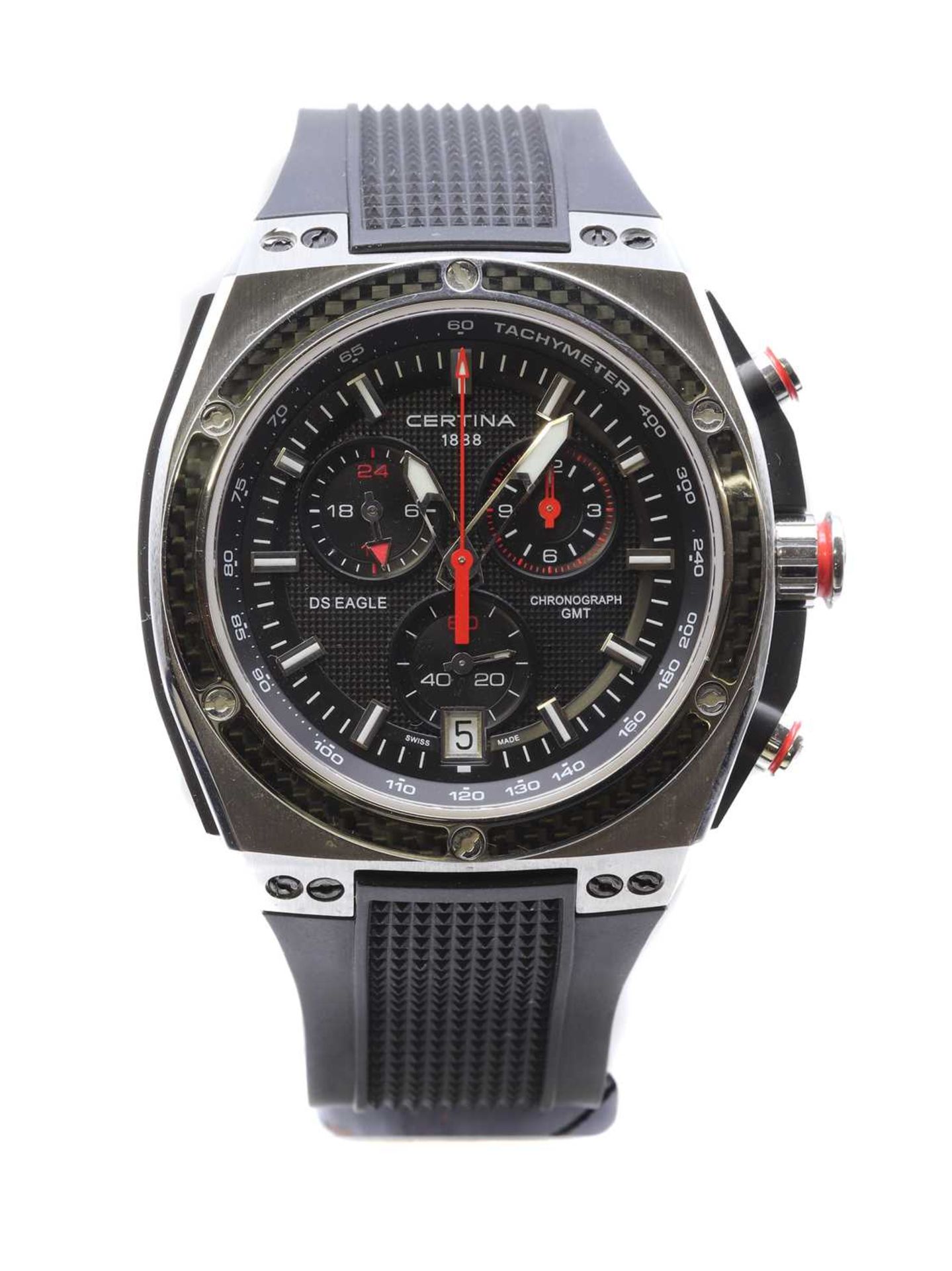 A Certina 'DS Eagle' GMT chronograph quartz strap watch,