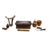 A group of Treen items