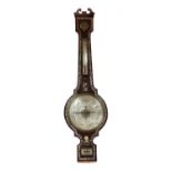 A Victorian rosewood barometer,