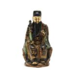A Chinese earthenware figure,
