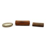 A collection of three snuff boxes,