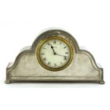 A Liberty & Co. Tudric pewter mantel clock,