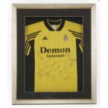 A signed Fulham Away Shirt 1998-1999,