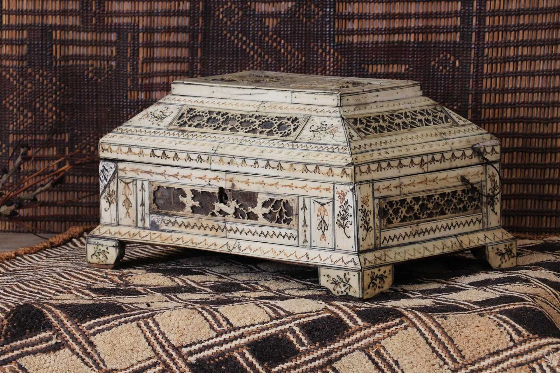 A Russian bone casket,