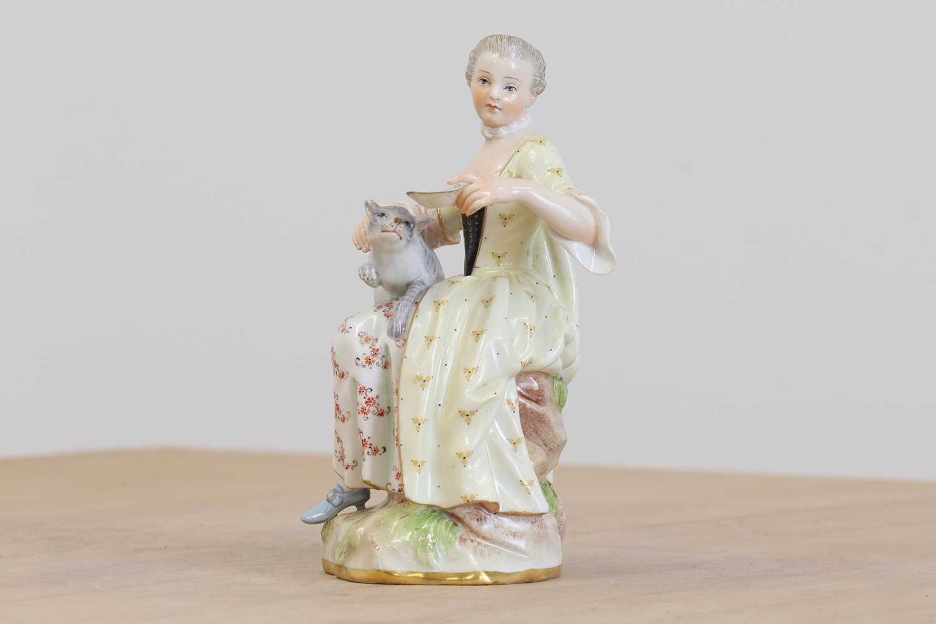 A Meissen porcelain figure, - Image 4 of 5