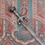 A steel Pulwar sword,