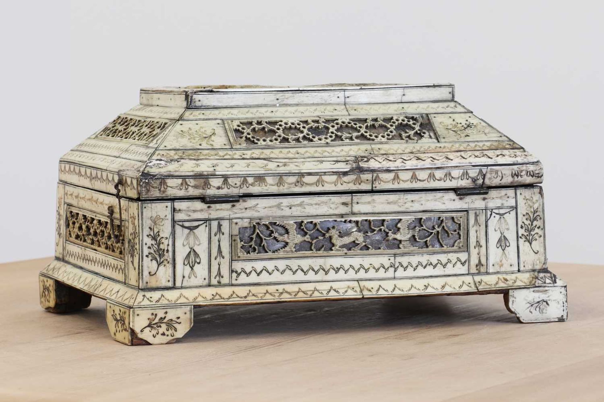 A Russian bone casket, - Image 5 of 13