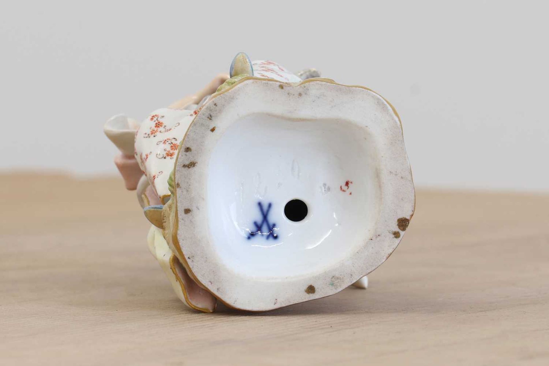 A Meissen porcelain figure, - Image 5 of 5